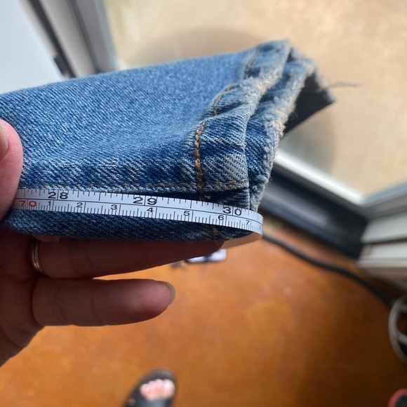 Celebrity Pink The Retro Jeans 22 Medium Blue Relaxed Straight High Rise NWT - Picture 7 of 11